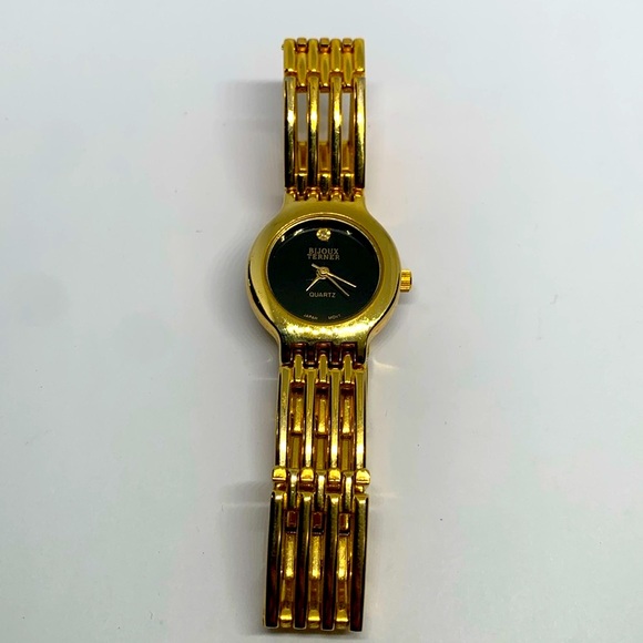 Bijoux Terner Accessories - Bijoux Turner Women's Goldtone diamond quartz Bracelet Watch needs battery